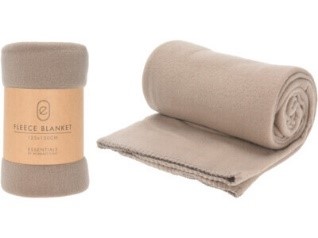 verf ontrouw hoeveelheid verkoop Fleece Deken 125x150cm Taupe - 180g - Power Oil